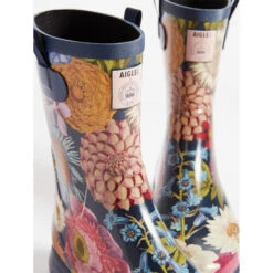 Women's Rain Boots Aigle Alya Print -StepStrong Boots aigle s0622 kew multibloom 5