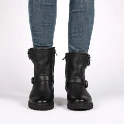 Leather Boots With Fur For Women Blackstone WL01 18 Leather Boots With Fur For Women Blackstone WL01 -StepStrong Boots blackstone wl01.blk 1