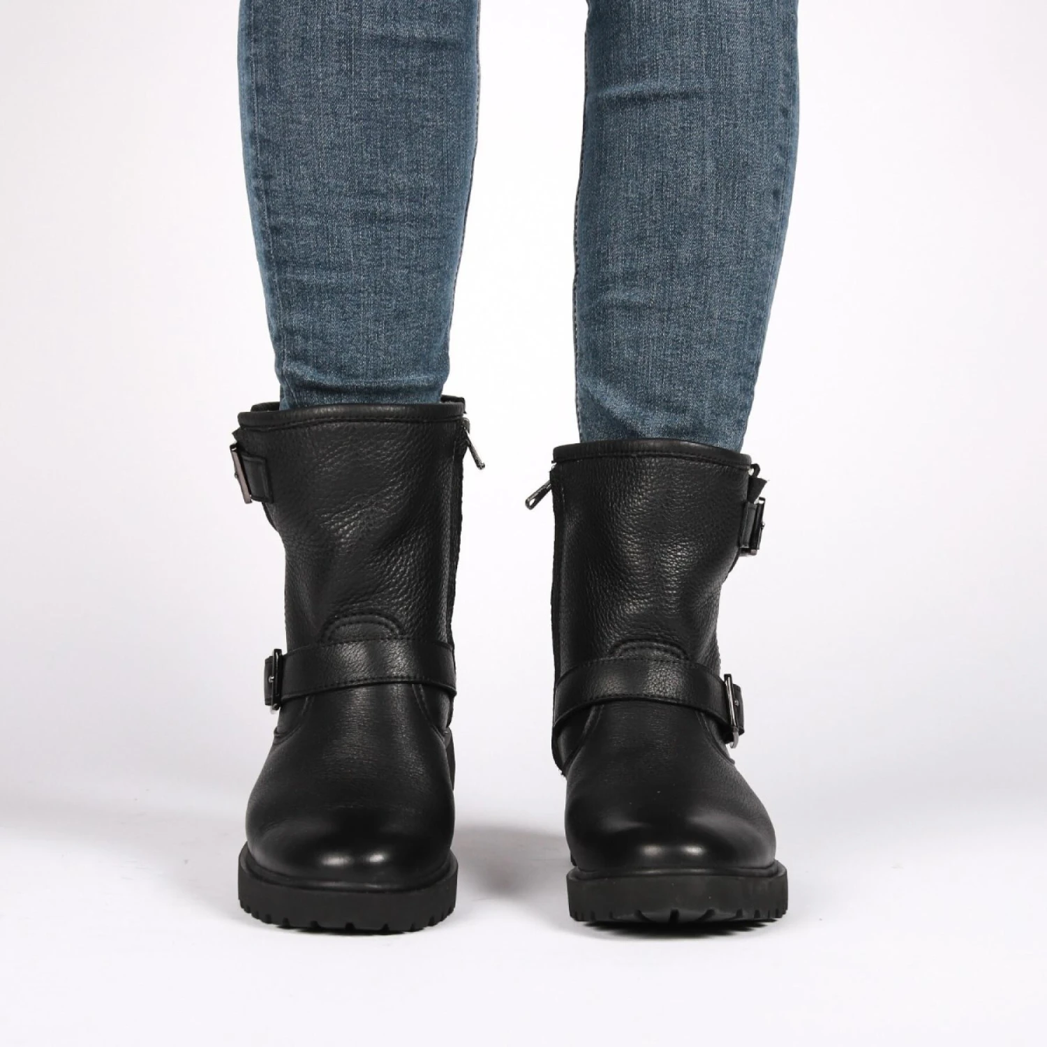 Leather Boots With Fur For Women Blackstone WL01 10 Leather Boots With Fur For Women Blackstone WL01 - Image 8