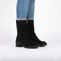 Suede Boots Woman Blackstone WL37 -StepStrong Boots blackstone wl37.blk 0