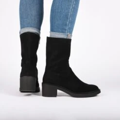 Suede Boots Woman Blackstone WL37 -StepStrong Boots blackstone wl37.blk 2