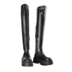 Vegan Nappa Over-the-knee Boots For Women Buffalo Flora 11 Vegan Nappa Over-the-knee Boots For Women Buffalo Flora -StepStrong Boots buffalo 1220028 3