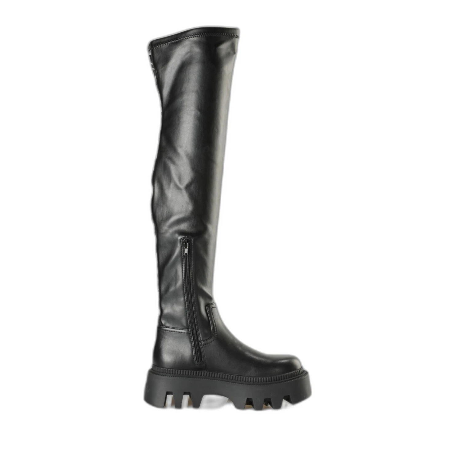 Vegan Nappa Over-the-knee Boots For Women Buffalo Flora 8 Vegan Nappa Over-the-knee Boots For Women Buffalo Flora - Image 6