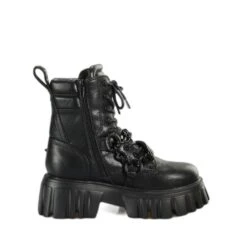 Nappa Vegan Boots For Women Buffalo Lion Mid Chain 9 Nappa Vegan Boots For Women Buffalo Lion Mid Chain -StepStrong Boots buffalo 1270080 black 1