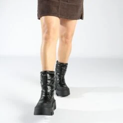 Women's Boots Buffalo Flora Puffer Boot - Vegan Nylon -StepStrong Boots buffalo 1622359 1