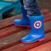 Girl's Pvc Rain Boots Cerda Avengers -StepStrong Boots cerda 2300005023 c56 blue 1