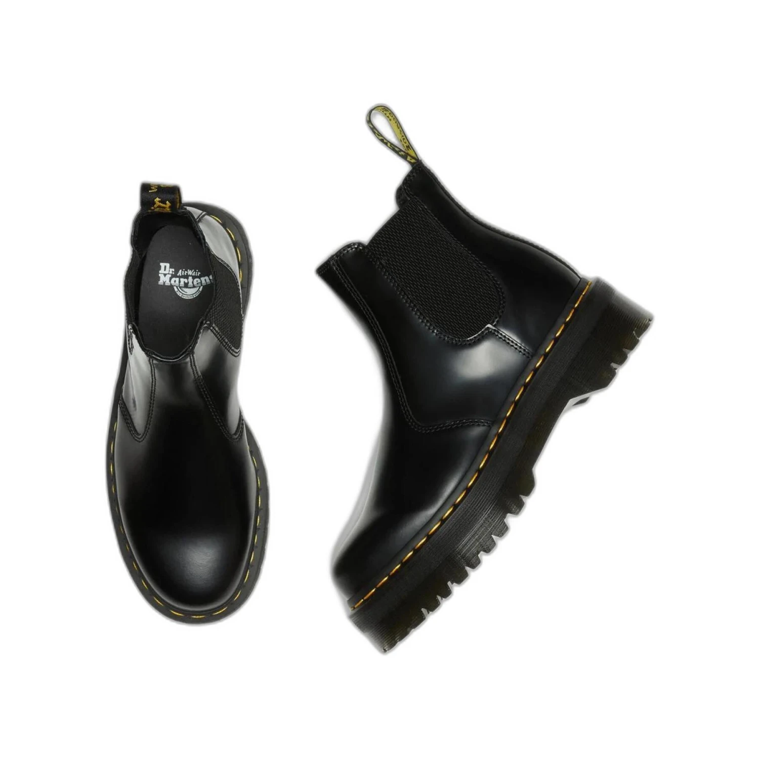 Dr. Martens Boots Dr Martens 2976 Polished Smooth Platform Chelsea 4 Dr. Martens Boots Dr Martens 2976 Polished Smooth Platform Chelsea - Image 2