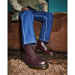 Dr. Martens Boots Dr Martens 101 Smooth Lace Up -StepStrong Boots dr martens 27282626 burgundy smooth 6