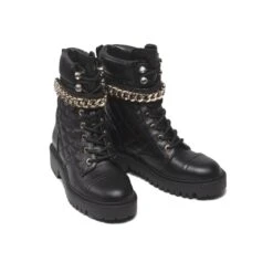 Women's Boots Guess Chain -StepStrong Boots guess fl8ods ele10 black noir 4