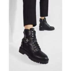 Women's Boots Guess Classic Street -StepStrong Boots guess fl8ond lea10 black noir 8