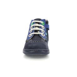 Aquatic Print Leather Baby Boy Boots Kickers Bonzip -StepStrong Boots kickers 947581 10 102 4