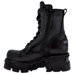 Boots New Rock Itali -StepStrong Boots new rock nr012 noir argente 2