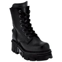 Boots New Rock Itali -StepStrong Boots new rock nr012 noir argente 3