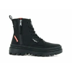 Women's Zipped Boots Palladium Pallatrooper Canvas