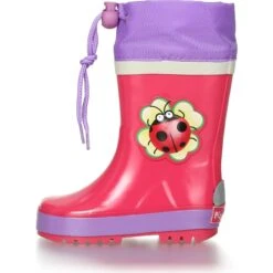 Girl's Rubber Rain Boots Playshoes Lady Bug