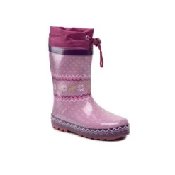 Baby Rubber Rain Boots Playshoes Norway Lined -StepStrong Boots playshoes 189402 dark lilac dark lilac 1