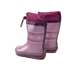 Baby Rubber Rain Boots Playshoes Norway Lined -StepStrong Boots playshoes 189402 dark lilac dark lilac 4