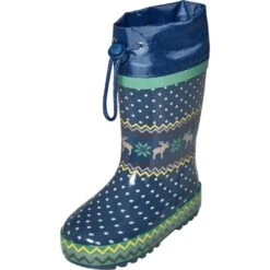 Children's Rubber Rain Boots Playshoes Norway Lined