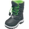 Children's Lace-up Winter Boots Playshoes -StepStrong Boots playshoes 193008 green