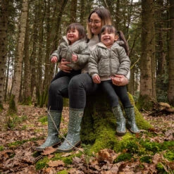 Women's Rain Boots Rouchette Cares For Nature -StepStrong Boots rouchette botte cares for nature vert 8 nw041224