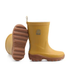 Baby Rain Boots Rouchette Clean -StepStrong Boots rouchette botte clean kids moutarde 3 nw041224