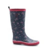Women's Rain Boots Rouchette Goji -StepStrong Boots rouchette botte goji bleu canard 1 nw041224