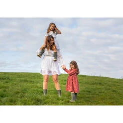 Children's Rain Boots Rouchette Protect The Planet -StepStrong Boots rouchette botte protect the planet kids kaki 6 nw041224