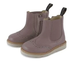 Child Leather Boots Young Soles Francis [Size 30] -StepStrong Boots young soles 5060571327536 pink 2